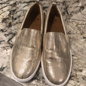 Gold Susina Slip-On Sneakers